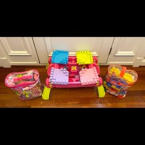 Rare Mega Bloks Table Set